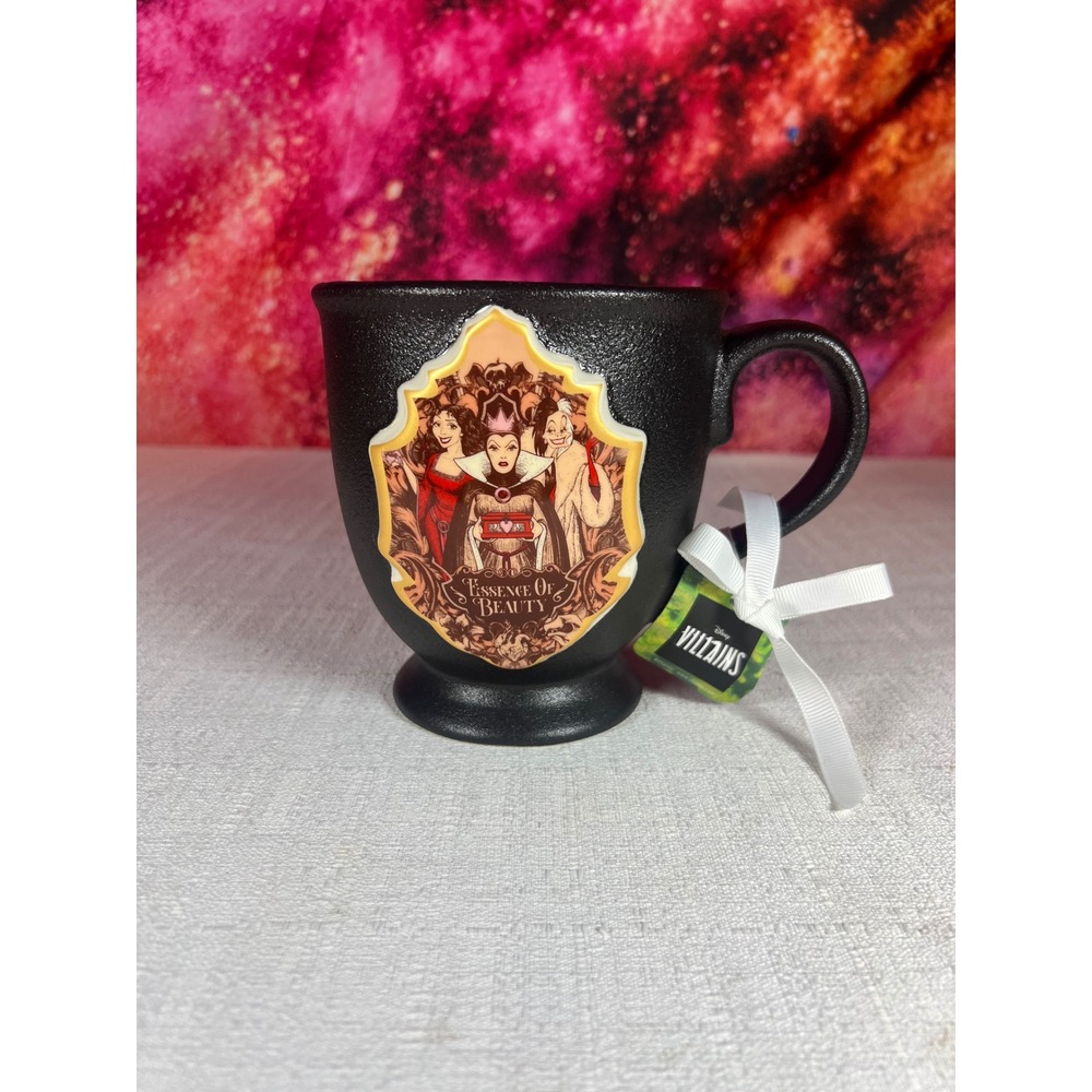 Disney Villains Rae Dunn Essence of Beauty Mug Evil Queen Cruella Mother Gothel